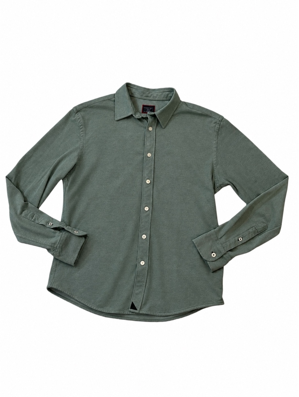New! UNTUCKit Button-Front Shirt Men’s Sage Green Slim Fit M